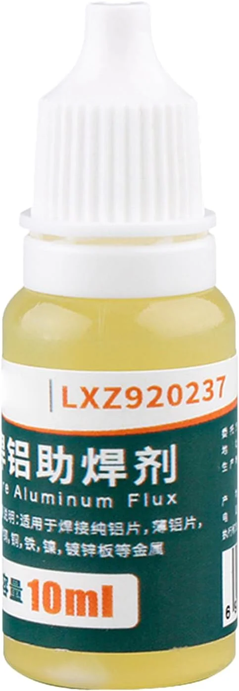 مایع فلاکس آلومینیوم 10 میلی لیتری برای لحیم کاری - لوازم تعمیرات الکتریکی و جوشکاری برای ورق های استیل، آهن و گالوانیزه