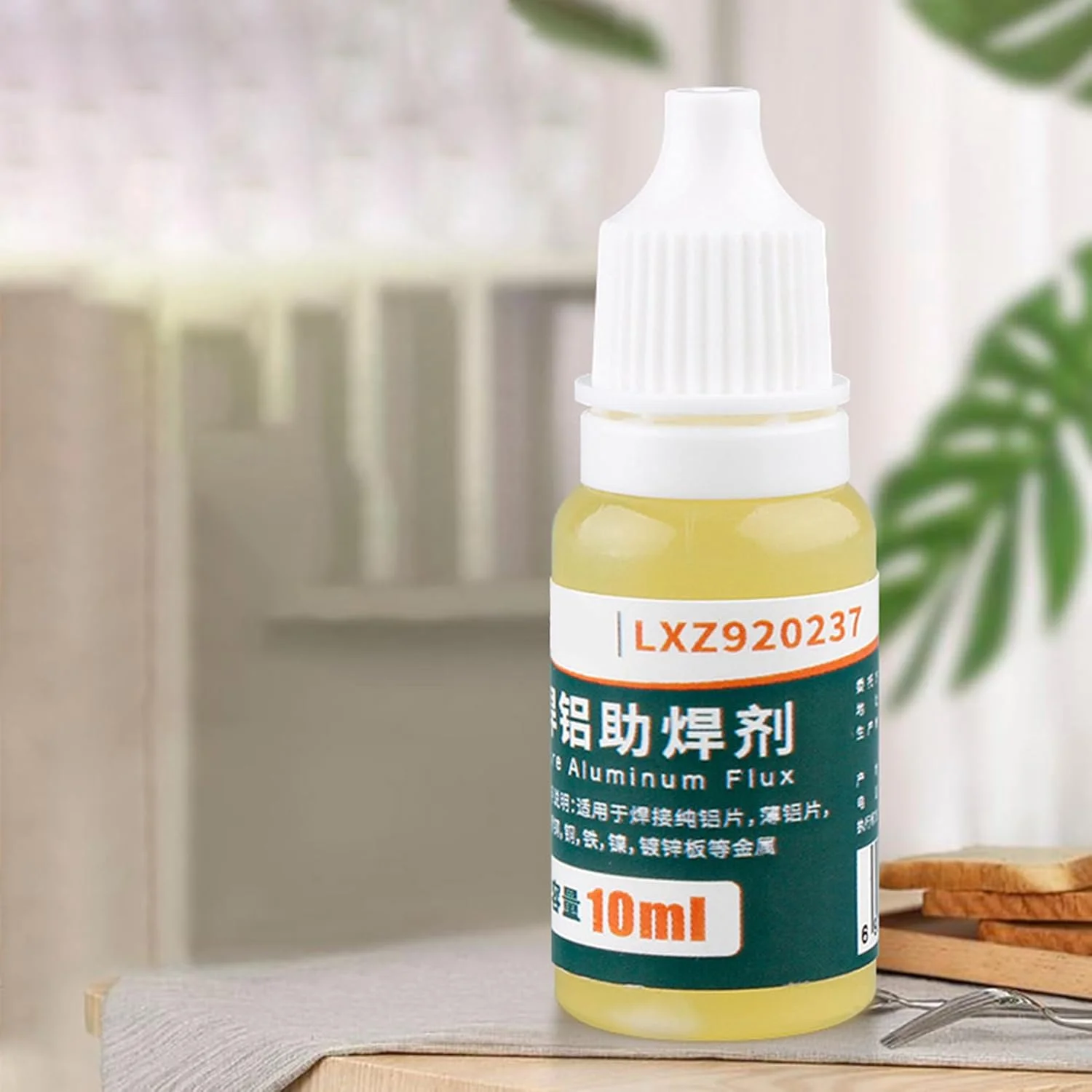 مایع فلاکس آلومینیوم 10 میلی لیتری برای لحیم کاری - لوازم تعمیرات الکتریکی و جوشکاری برای ورق های استیل، آهن و گالوانیزه