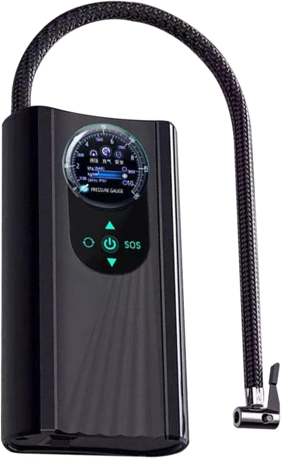 پمپ باد فندکی 12 ولت خودرو، کمپرسور هوای برقی با دقت بالا، پمپ لاستیک کوچک و سریع