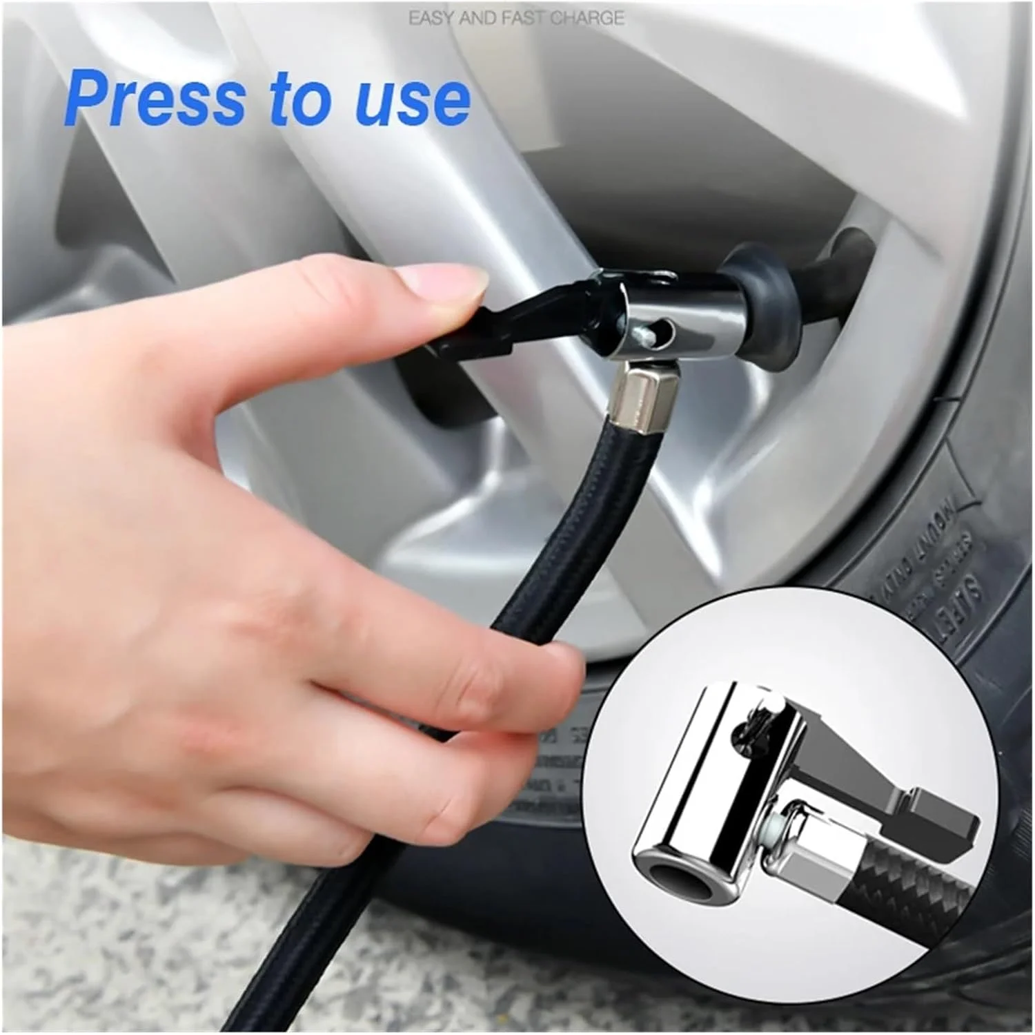 پمپ باد قابل حمل خودرو، پمپ برقی برای باد کردن تایر، کمپرسور هوای دیجیتال 12 ولت، مناسب برای اتومبیل، موتورسیکلت و دوچرخه (رنگ: مدل دیجیتال) (مدل دیجیتال) پمپ باد قابل حمل خودرو، پمپ برقی برای باد کردن تایر، کمپرسور هوای دیجیتال 12 ولت، مناسب برای اتومبیل، موتورسیکلت و دوچرخه (رنگ: مدل دیجیتال) (مدل دیجیتال)