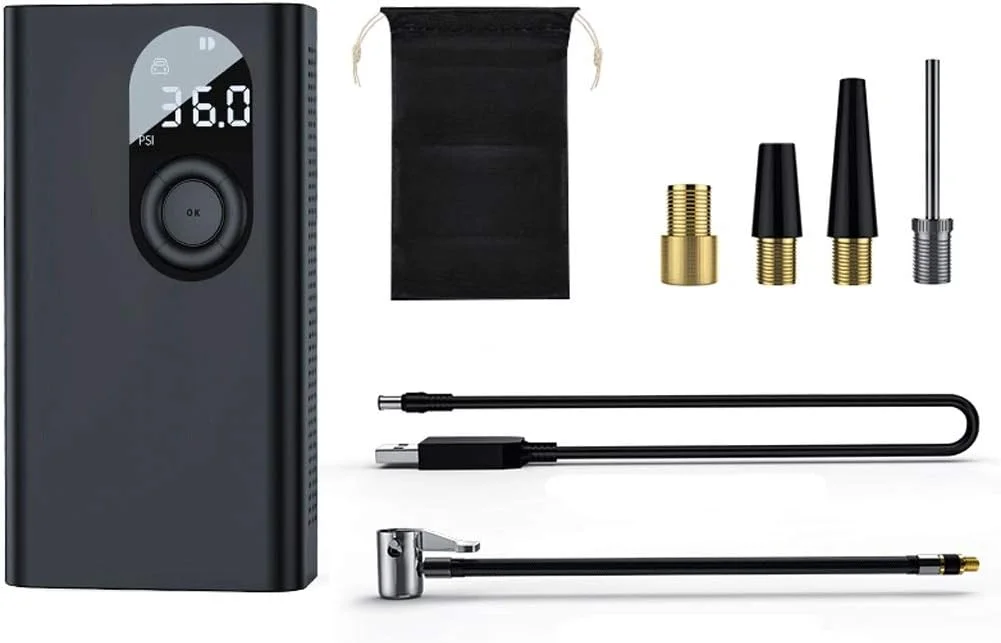 پمپ باد بی سیم خودرو پمپ باد قابل حمل چند منظوره کمپرسور هوا با توان بالا (رنگ: هوشمند)