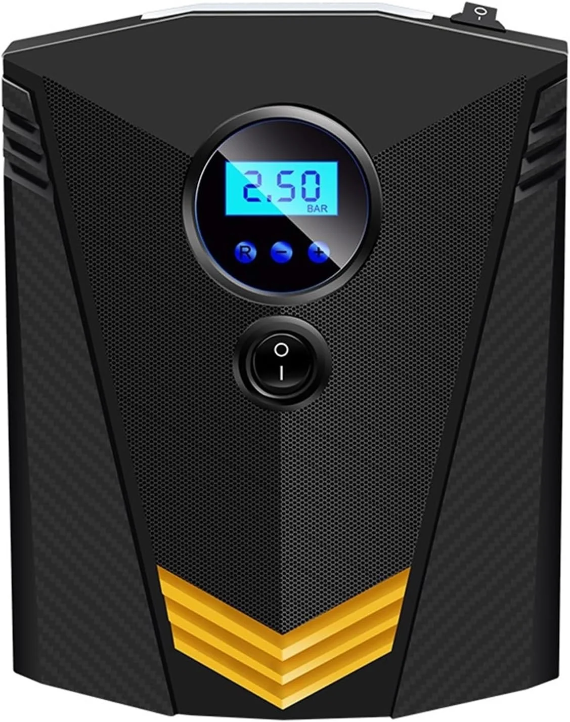 جعبه ابزار کمپرسور هوای خودرو پمپ بادی هوشمند تایر 12 ولت پمپ باد تایر قابل حمل خودرو برای تایر خودرو (رنگ: پمپ با جعبه ابزار) (پمپ)