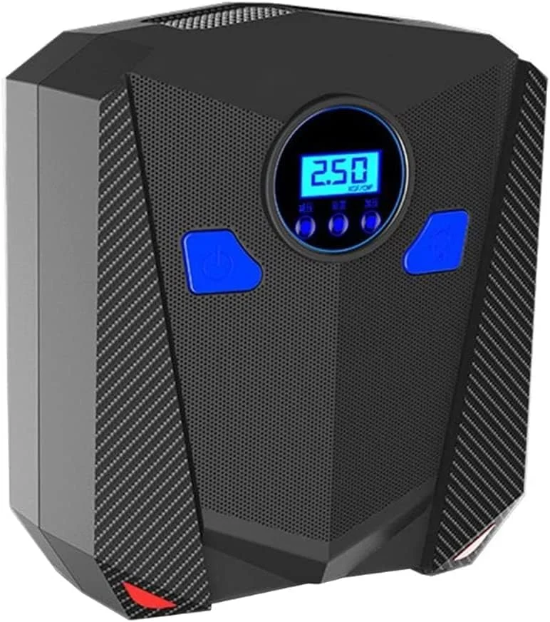 پمپ باد خودرو هوشمند اتوماتیک 12 ولت DC، کمپرسور برقی دیجیتال قابل حمل