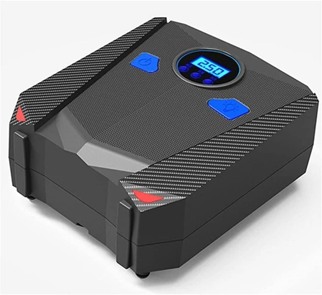 پمپ باد خودرو هوشمند اتوماتیک 12 ولت DC، کمپرسور برقی دیجیتال قابل حمل
