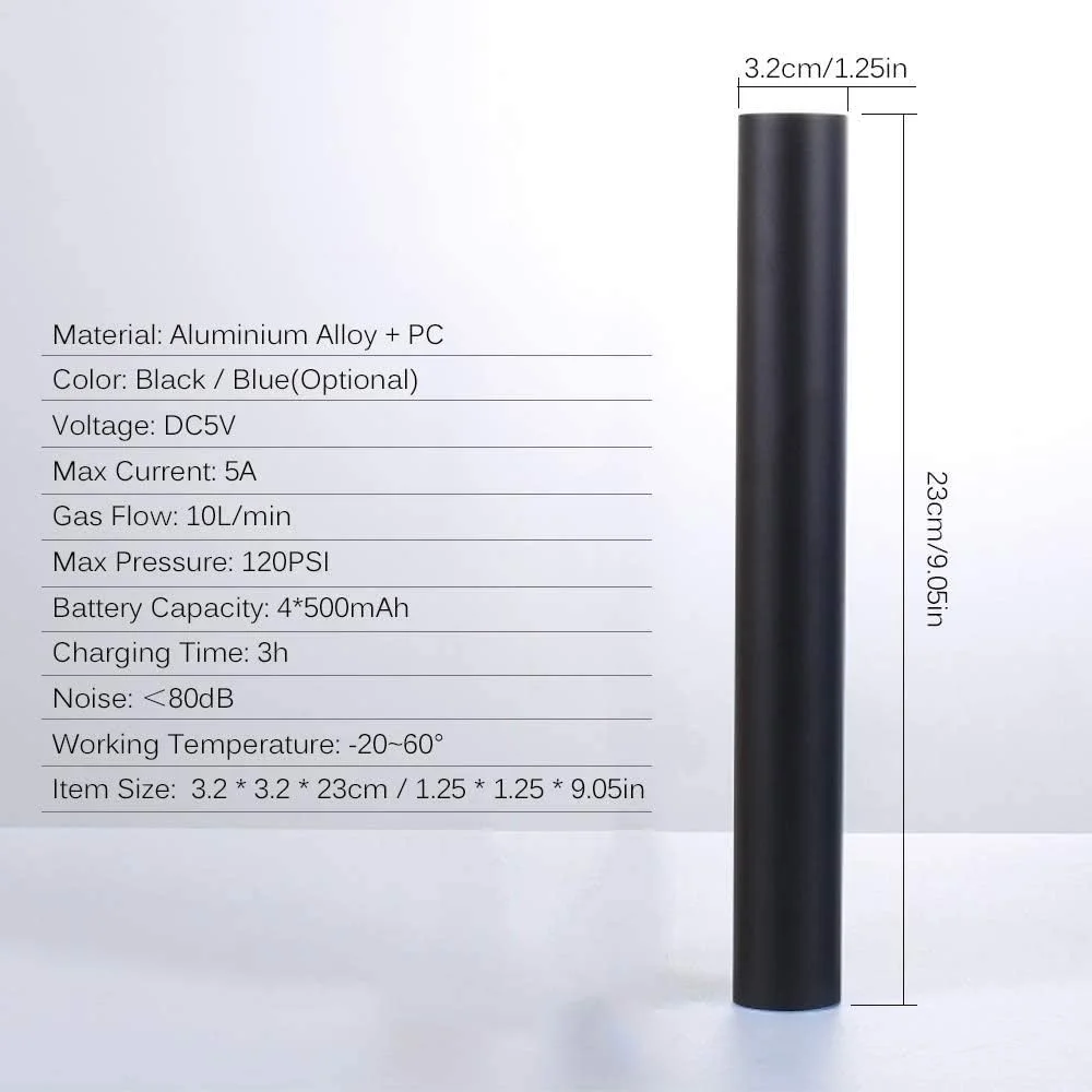 پمپ باد تایر، پمپ باد قابل حمل برای لاستیک دوچرخه، پمپ تایر خودرو با چراغ LED، پمپ باد دیجیتال برای لاستیک دوچرخه، سایر وسایل بادی