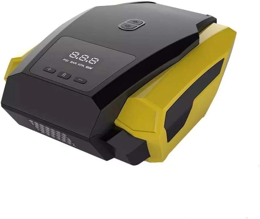 پمپ کمپرسور باد خودرو 12 ولت، پمپ برقی برای خودروهای 22 سیلندر، پمپ تایر اضطراری قابل حمل خودرو با نمایشگر دیجیتال