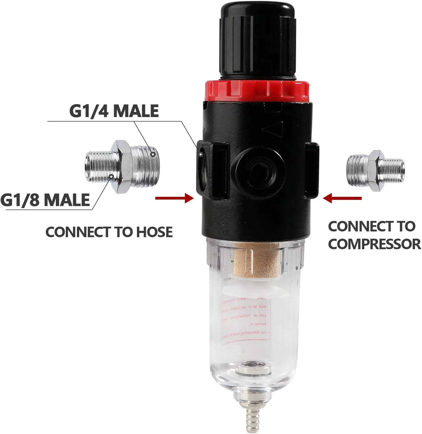 لوازم جانبی کمپرسور ایربراش SAGUD، تنظیم کننده فشار هوا، فیلتر مینی اینلاین، تله آب روغن، رطوبت سنج فشار با آداپتور لوازم جانبی کمپرسور ایربراش SAGUD، تنظیم کننده فشار هوا، فیلتر مینی اینلاین، تله آب روغن، رطوبت سنج فشار با آداپتور
