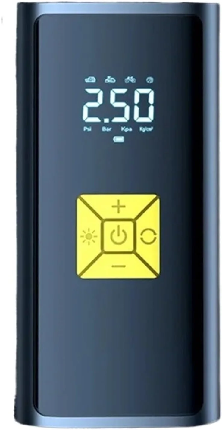 پمپ باد هوشمند قابل حمل 6000mAh 150PSI، کمپرسور اتوماتیک برای تایر خودرو، موتورسیکلت، دوچرخه و وسایل بادی (رنگ: C-recoil) (Awired)