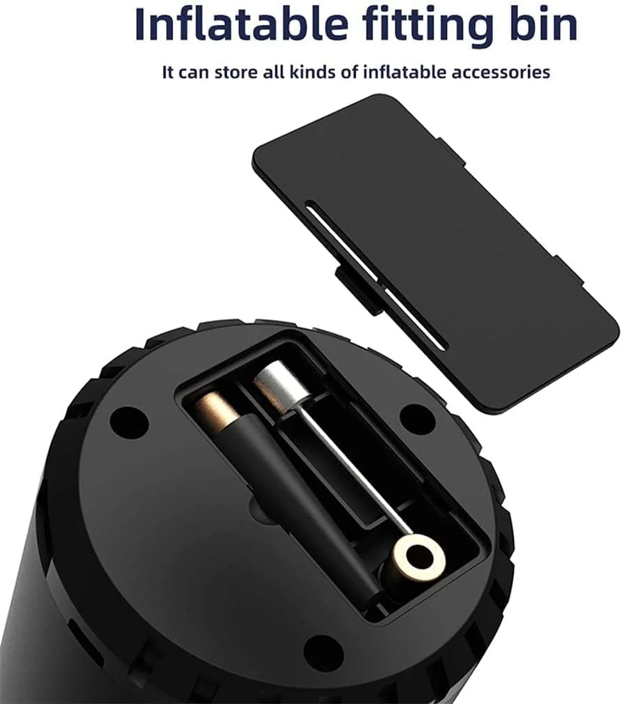 پمپ باد قابل شارژ 150psi، کمپرسور قابل حمل بی سیم، پمپ دیجیتال تایر خودرو برای تایرهای دوچرخه