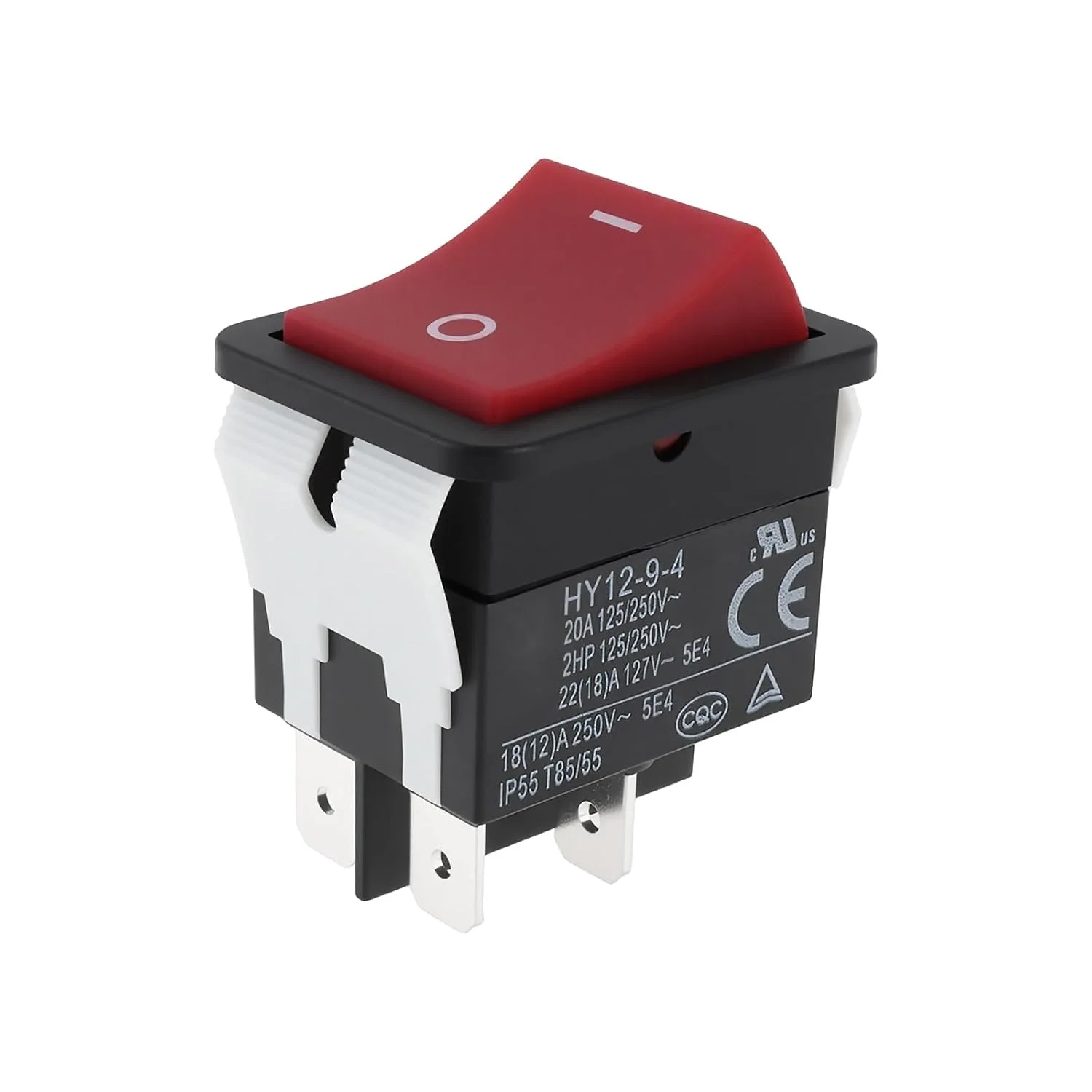 یک عدد سوئیچ راکر کمپرسور هوا 4 پین N043321 HY12-9-4 20A 125/250V سازگار با DeWalt