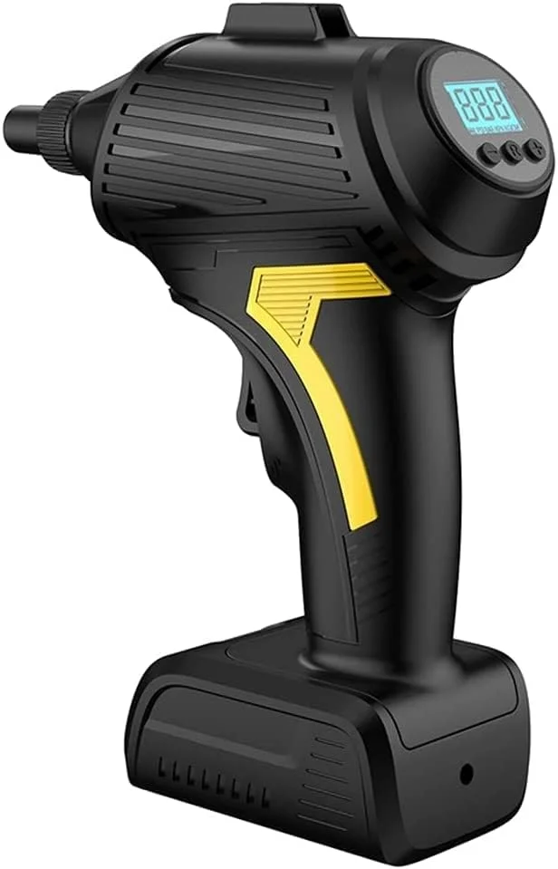 پمپ باد تایر خودرو، کمپرسور هوا برای تایر خودرو، پمپ تایر بی سیم خودرو، فشارسنج دیجیتال، خاموش شدن خودکار