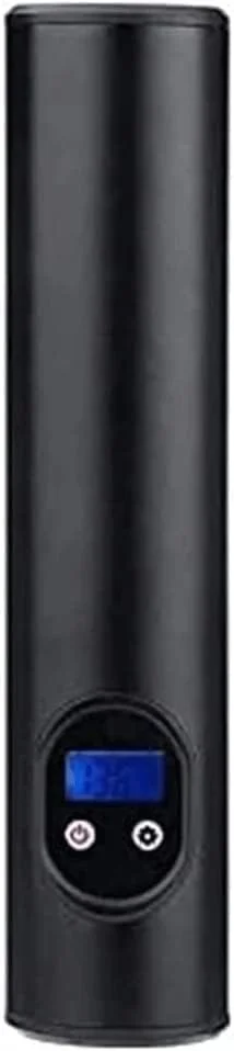 پمپ باد تایر ZDmalt، پمپ هوای قابل حمل برای لاستیک خودرو، پمپ تایر دیجیتال 12 ولت DC، با چراغ LED اضطراری برای خودروها و کامیون ها (رنگ: نقره ای) (مشکی)