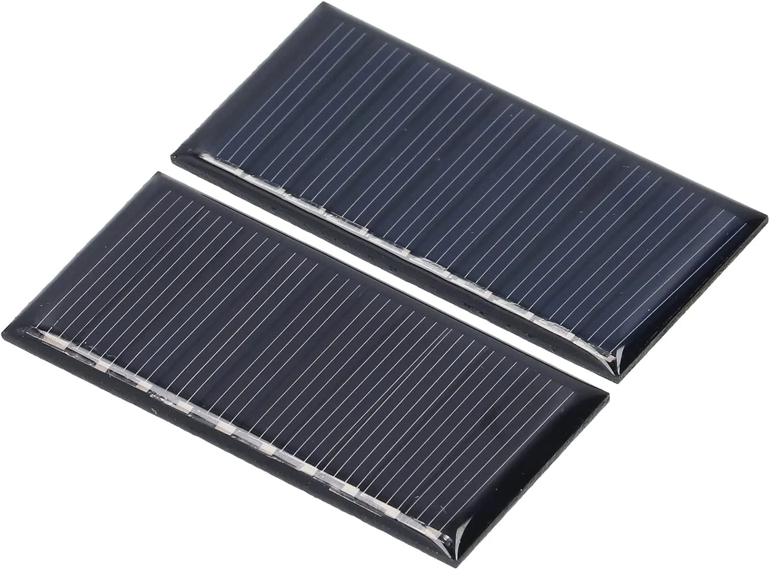 پنل های خورشیدی کوچک 0.25 وات 5 ولت برای اسباب بازی لامپ باتری، سلول پنل خورشیدی کوچک برای پروژه برق الکتریکی DIY، بازی پازل آموزشی، دوگانه برای موتور الکتریکی