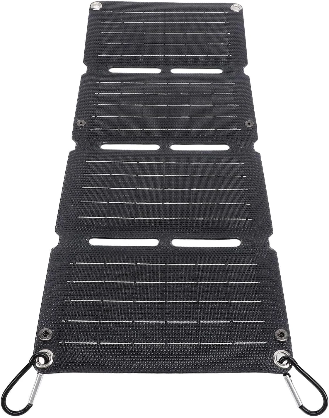 پنل خورشیدی تاشو 40 وات، شارژر خورشیدی تاشو قابل حمل با USB QC3.0 شارژ سریع، خروجی DC 12V 5V برای کمپینگ و کوله گردی