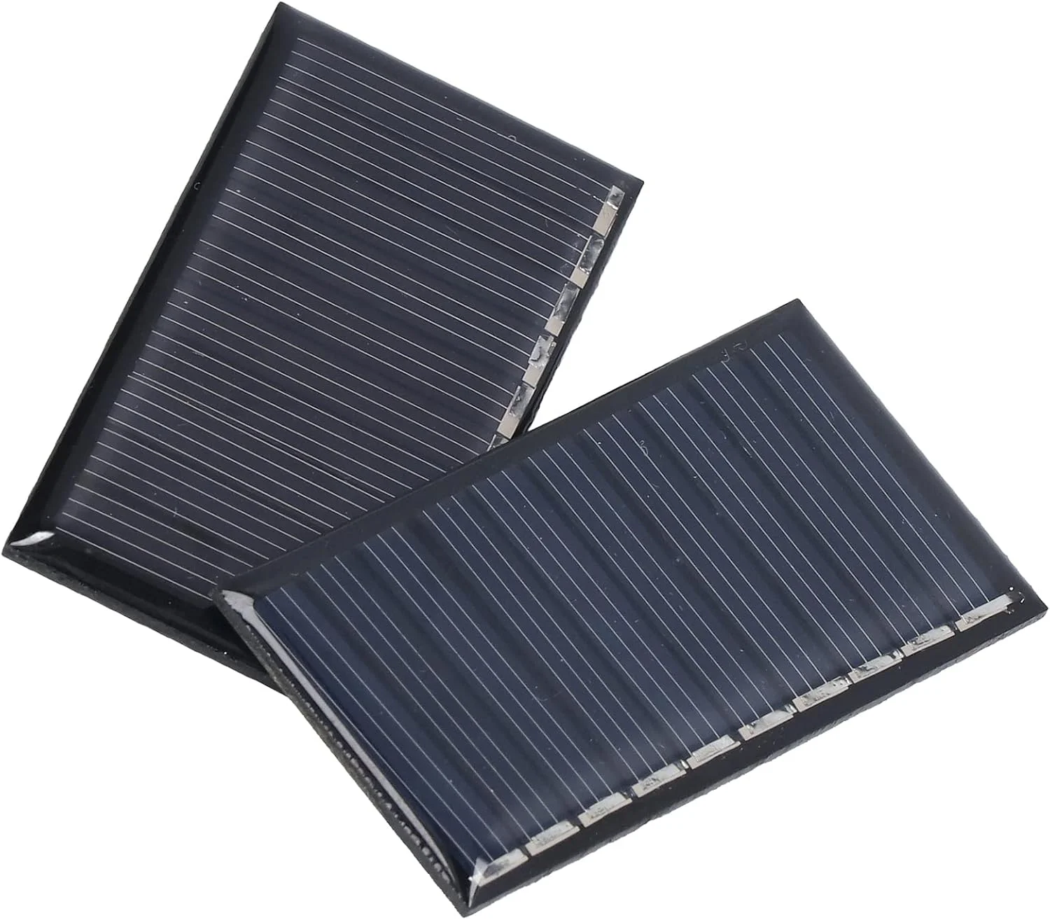 پنل خورشیدی کوچک Ejoyous، 2 عدد پنل خورشیدی کوچک 0.25 وات 5 ولت مقاوم در برابر آب و هوا سلول پنل خورشیدی سیلیکونی پلی کریستالی برای پروژه های برق DIY