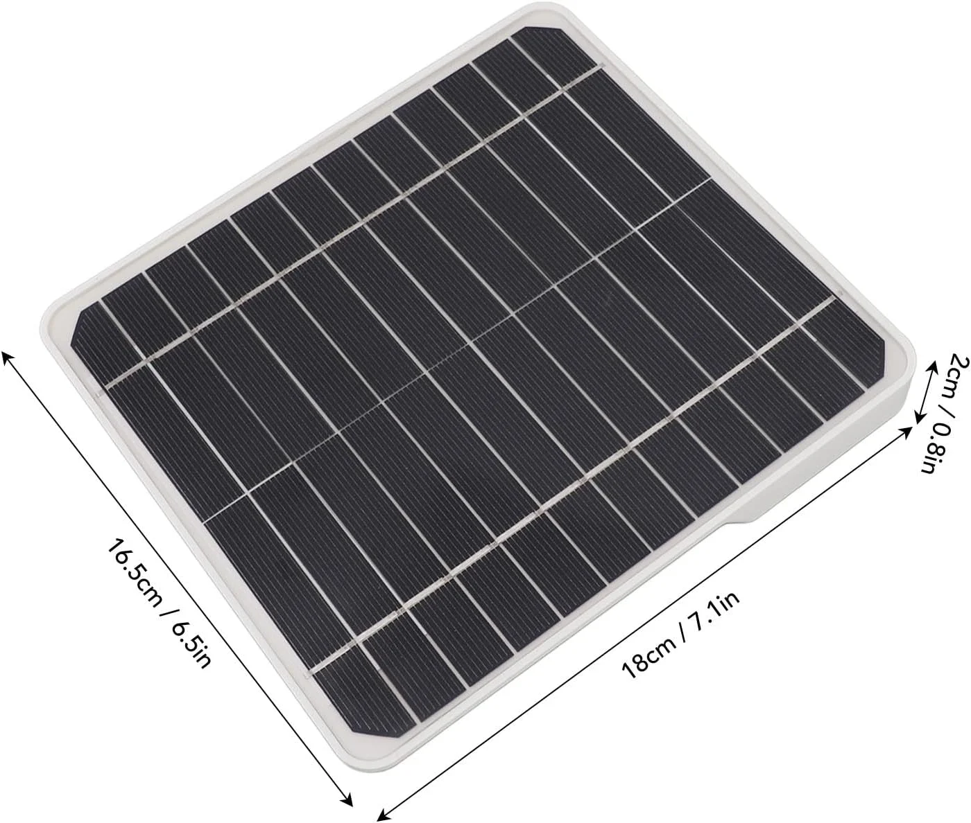 کیت شارژر پنل خورشیدی 10 وات 12 ولت، رابط USB Type C DC سبک و قابل حمل برای شارژ تلفن همراه در خودرو و کمپینگ