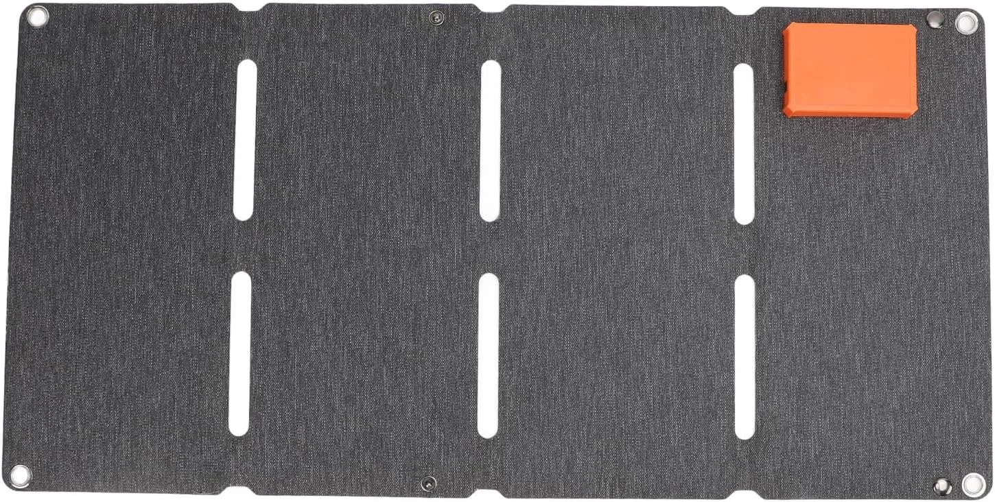 پنل خورشیدی قابل حمل 80 واتی، شارژر پنل خورشیدی تاشو با خروجی USB دوگانه QC سریع 12 ولت 5 ولت، شارژر خورشیدی تاشو برای کمپینگ، پیاده روی، کوله گردی، ماهیگیری RV