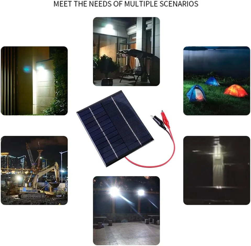 شارژر پنل خورشیدی 5 وات 12 ولت، ضد آب، مینی، ماژول پنل خورشیدی کوچک با کابل گیره، شارژر سلول اپوکسی پلی سیلیکونی DIY برای کمپینگ در فضای باز برای شارژ باتری 9-12 ولت شارژر پنل خورشیدی 5 وات 12 ولت، ضد آب، مینی، ماژول پنل خورشیدی کوچک با کابل گیره، شارژر سلول اپوکسی پلی سیلیکونی DIY برای کمپینگ در فضای باز برای شارژ باتری 9-12 ولت