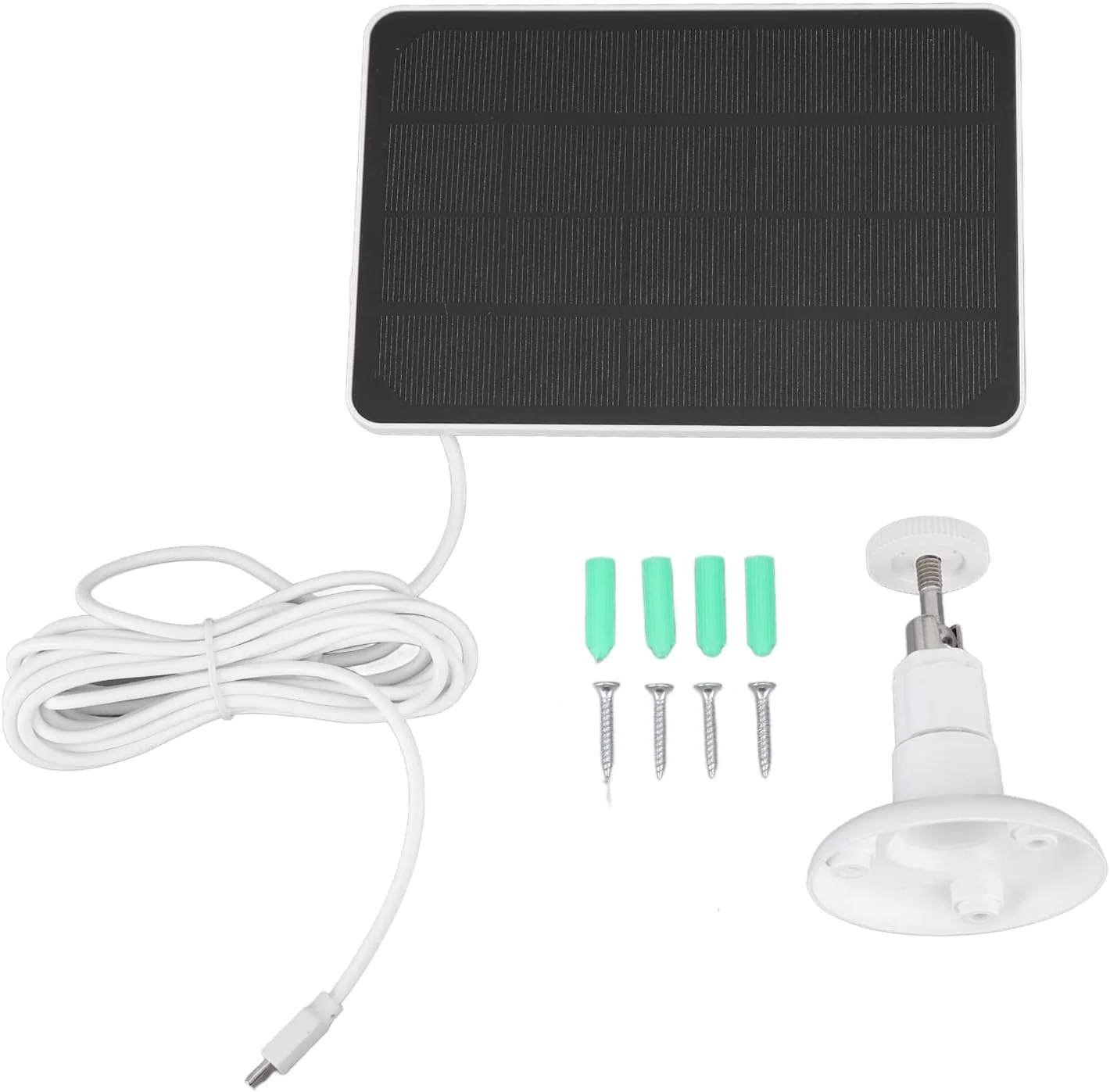 پنل خورشیدی 4 وات 5 ولت Luqeeg، پنل خورشیدی قابل حمل، مبدل انرژی خورشیدی ضد آب با دوربین بی سیم برای دوربین مداربسته باتری قابل شارژ چراغ تبلیغاتی در فضای باز پنکه های برقی