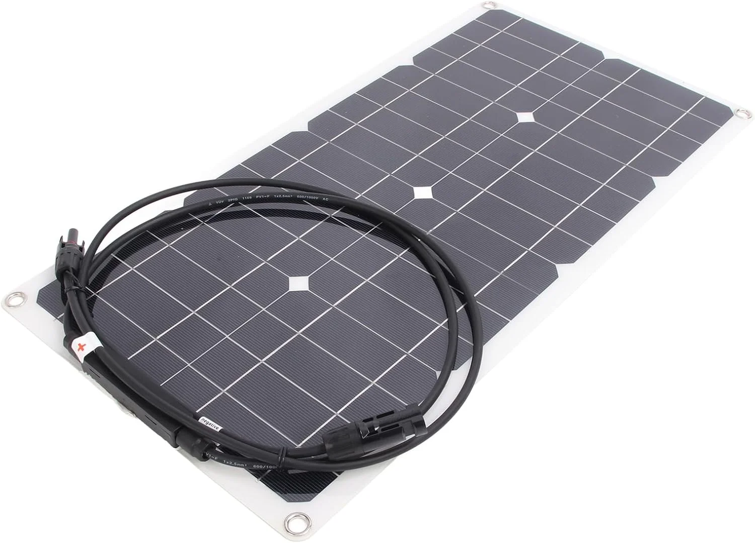 پنل خورشیدی مونوکریستالاین 25 وات 16 ولت با راندمان بالا، کیت پنل خورشیدی قابل حمل با حفاظت از اضافه بار برای RV، قایق تفریحی و باتری های خودرو 12 ولت