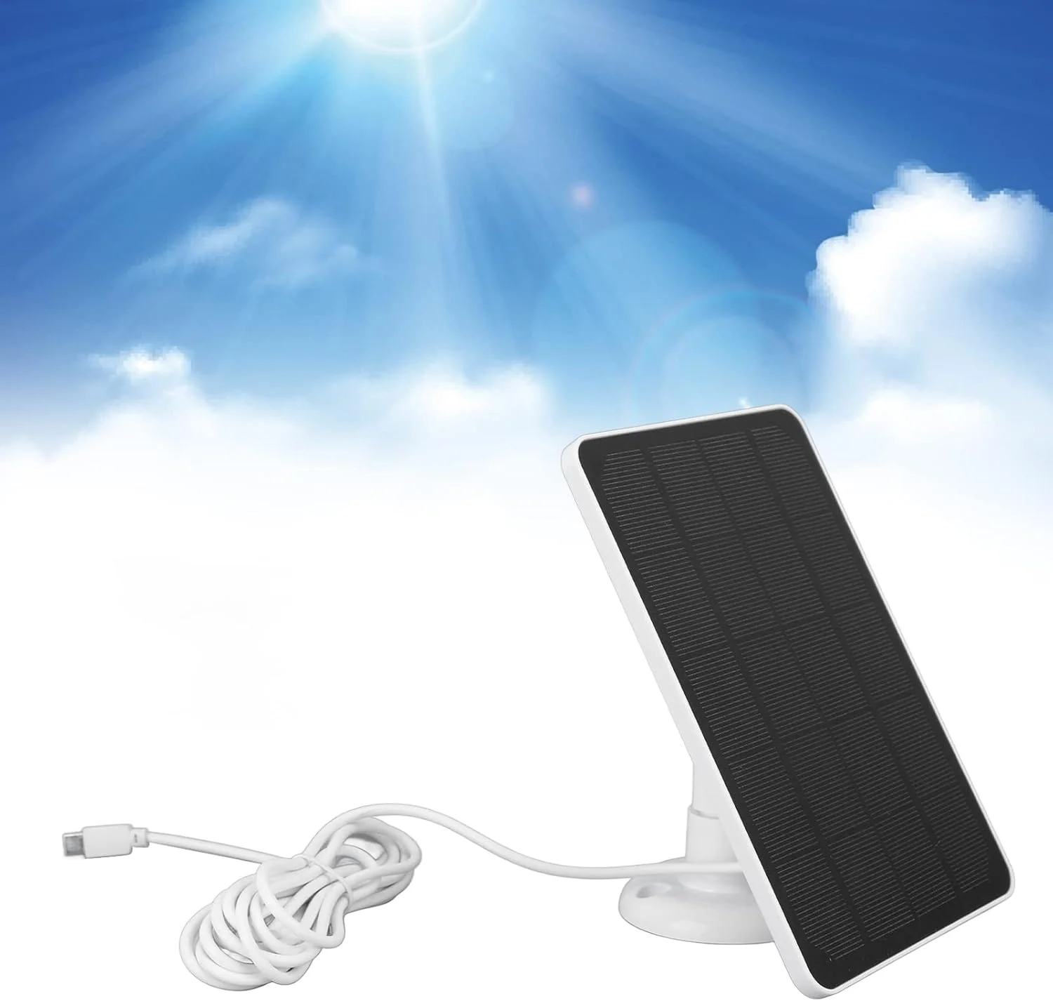 پنل خورشیدی 4 وات 5 ولت Luqeeg، پنل خورشیدی قابل حمل، مبدل انرژی خورشیدی ضد آب با دوربین بی سیم برای دوربین مداربسته باتری قابل شارژ چراغ تبلیغاتی در فضای باز پنکه های برقی پنل خورشیدی 4 وات 5 ولت Luqeeg، پنل خورشیدی قابل حمل، مبدل انرژی خورشیدی ضد آب با دوربین بی سیم برای دوربین مداربسته باتری قابل شارژ چراغ تبلیغاتی در فضای باز پنکه های برقی