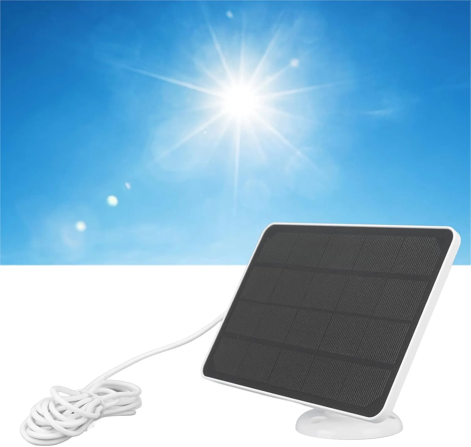 پنل خورشیدی 4 وات 5 ولت Luqeeg، پنل خورشیدی قابل حمل، مبدل انرژی خورشیدی ضد آب با دوربین بی سیم برای دوربین مداربسته باتری قابل شارژ چراغ تبلیغاتی در فضای باز پنکه های برقی پنل خورشیدی 4 وات 5 ولت Luqeeg، پنل خورشیدی قابل حمل، مبدل انرژی خورشیدی ضد آب با دوربین بی سیم برای دوربین مداربسته باتری قابل شارژ چراغ تبلیغاتی در فضای باز پنکه های برقی