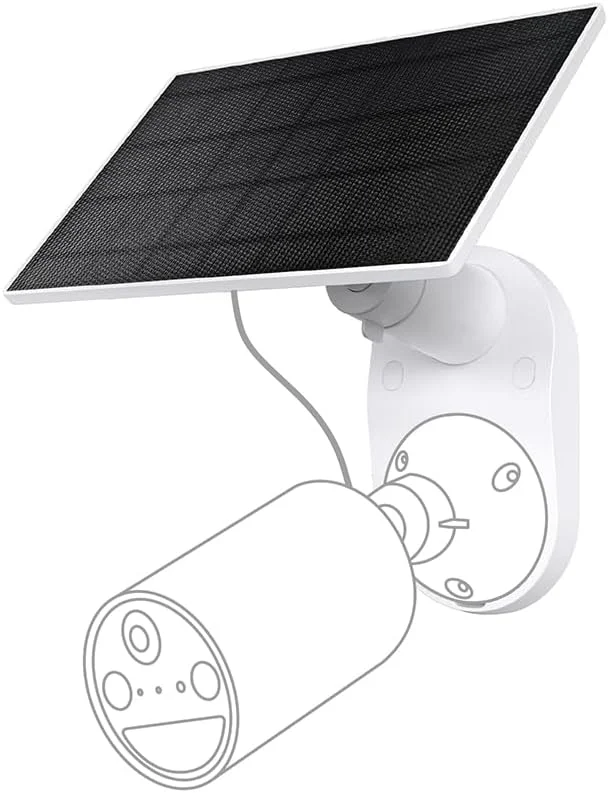 پنل خورشیدی Tapo TP-Link مدل A201، گزینه‌های نصب متنوع، منبع تغذیه مداوم، تنظیم زاویه انعطاف‌پذیر، کابل شارژ 4 متری، IP65، سازگار با C425/ C420/ C410/ C400