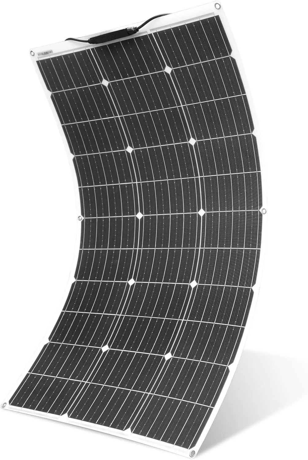 پنل خورشیدی 100 واتی 18 ولت، ماژول خورشیدی انعطاف پذیر مونوکریستالی سبک وزن برای شارژ در فضای باز، درجه یک برای خودرو