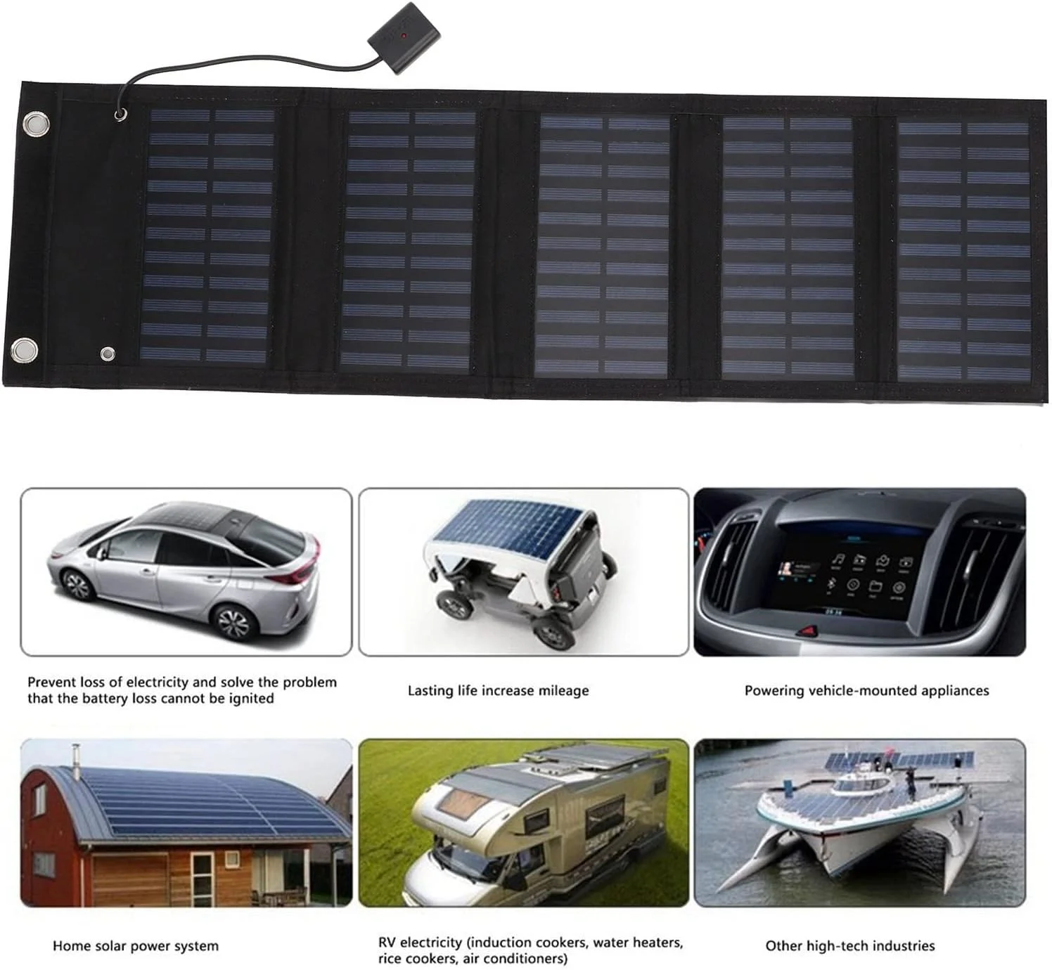 پنل خورشیدی Cryfokt، پنل خورشیدی قابل حمل سیلیکون تک کریستالی انعطاف پذیر برای فضای باز