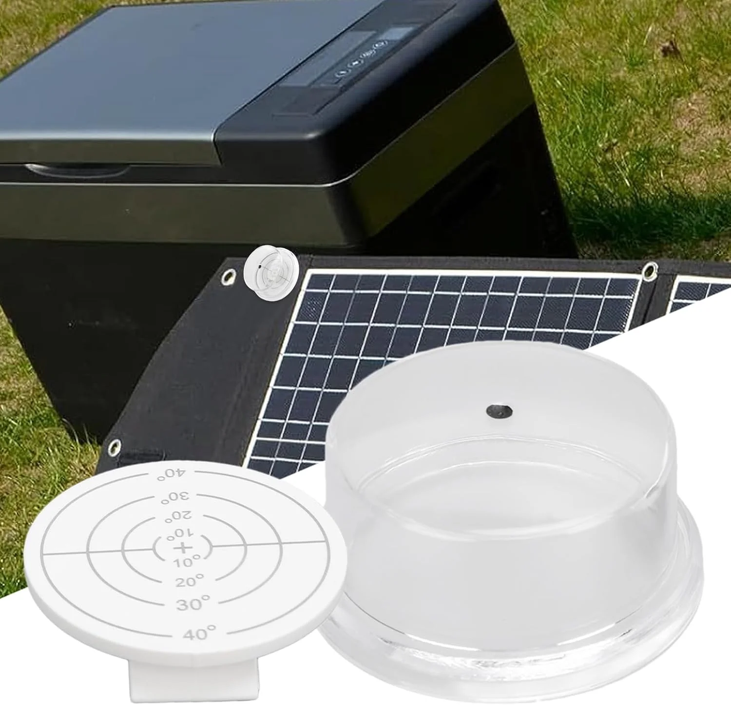 ابزار راهنمای زاویه خورشیدی برای پنل های خورشیدی، لوازم جانبی پنل خورشیدی، ردیاب خورشیدی، راهنمای زاویه یاب دستی چند منظوره، راهنمای زاویه خورشید مقاوم در برابر آب