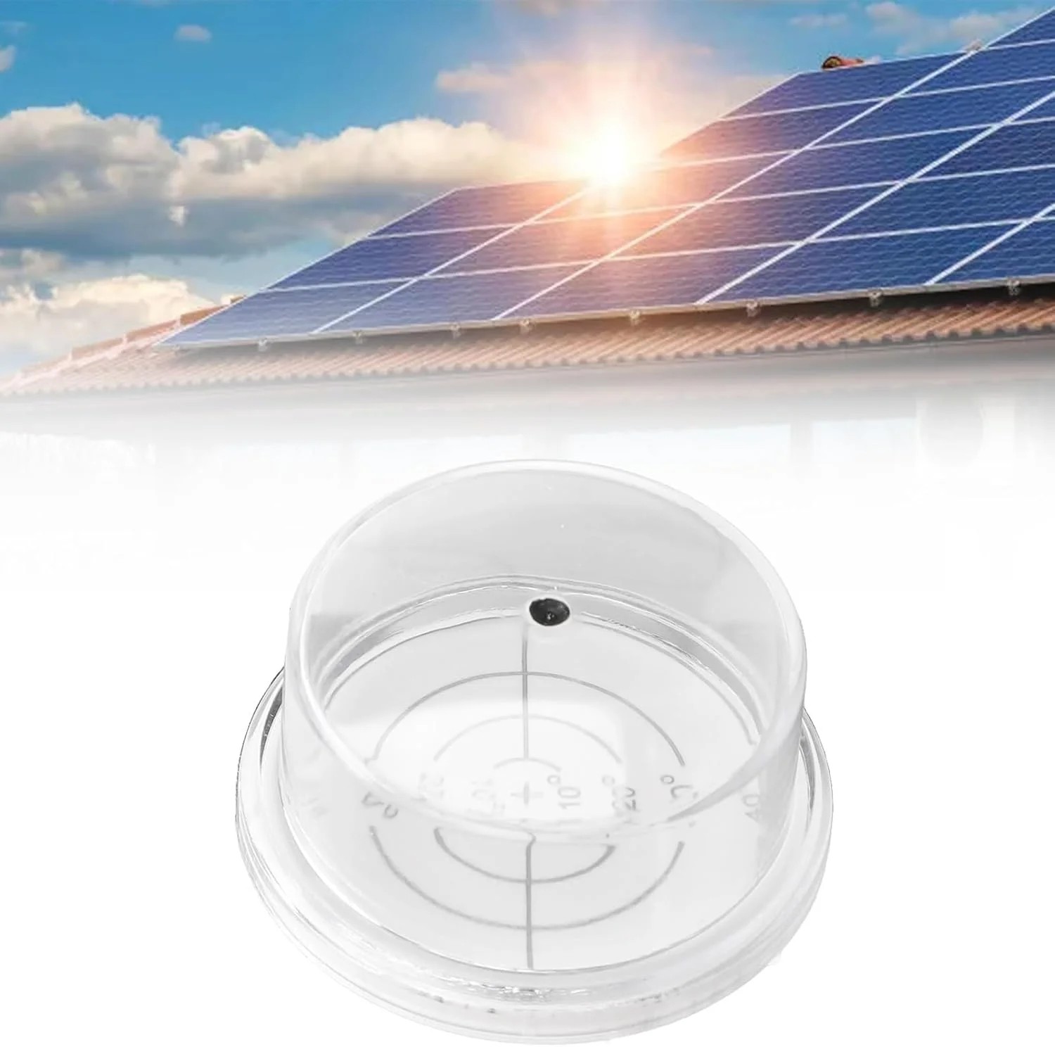 ابزار راهنمای زاویه خورشیدی برای پنل های خورشیدی، لوازم جانبی پنل خورشیدی، ردیاب خورشیدی، راهنمای زاویه یاب دستی چند منظوره، راهنمای زاویه خورشید مقاوم در برابر آب