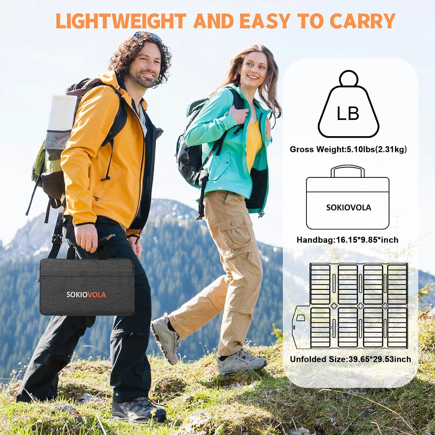 پنل خورشیدی قابل حمل 100 واتی MC-4، کیت شارژر پنل خورشیدی تاشو 18 ولت IP68 ضد آب، سبک و جمع و جور برای نیروگاه کوچک، مسافرت با RV و فعالیت های خارج از منزل پنل خورشیدی قابل حمل 100 واتی MC-4، کیت شارژر پنل خورشیدی تاشو 18 ولت IP68 ضد آب، سبک و جمع و جور برای نیروگاه کوچک، مسافرت با RV و فعالیت های خارج از منزل