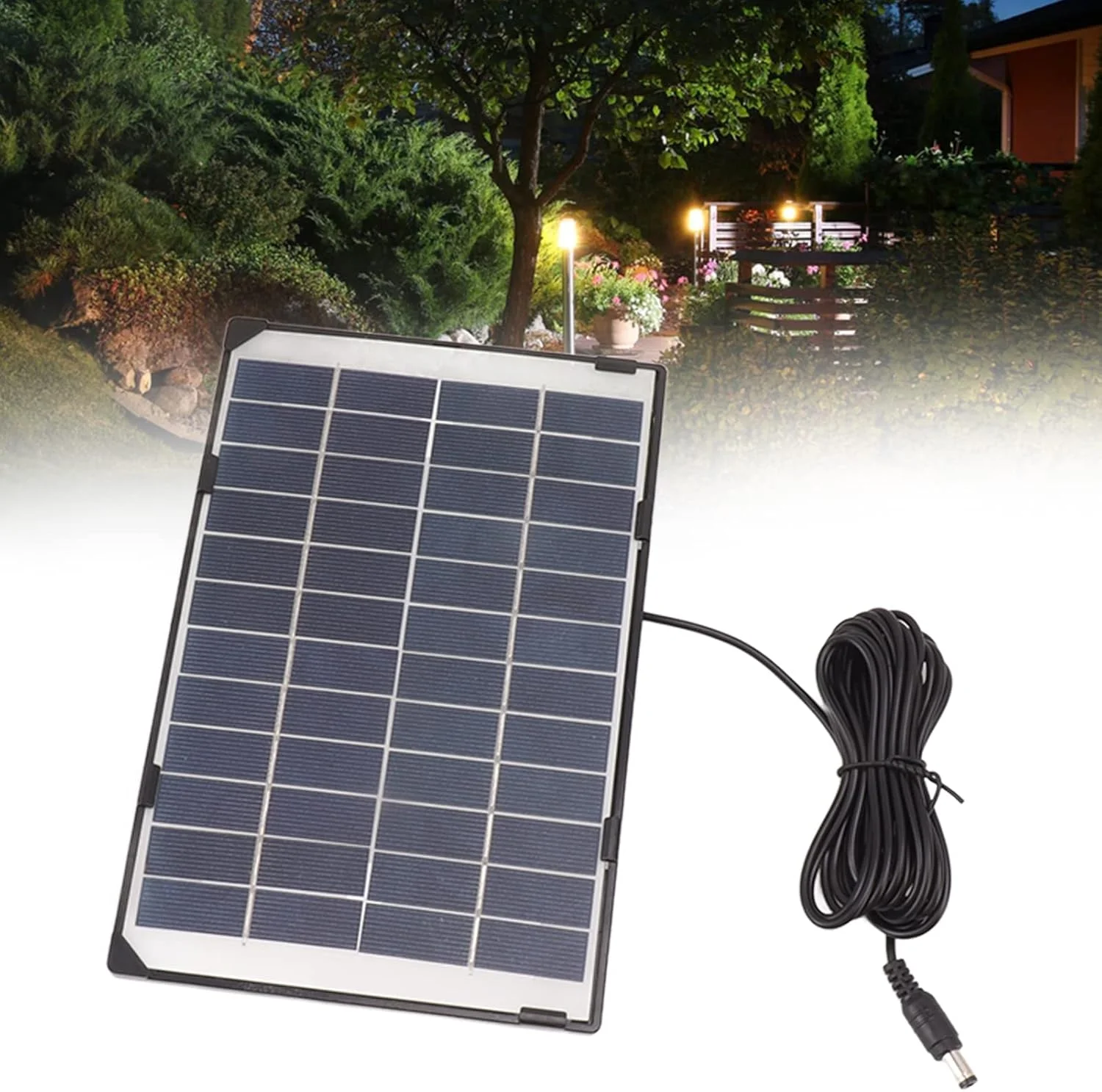 کیت پنل خورشیدی 6 وات 12 ولت Sorandy، پنل خورشیدی پلی کریستالی قابل حمل با خروجی DC، پنل خورشیدی با پشتیبانی قاب برای RV، چراغ خیابان، لامپ باغ، مرغداری، پمپ قایق کیت پنل خورشیدی 6 وات 12 ولت Sorandy، پنل خورشیدی پلی کریستالی قابل حمل با خروجی DC، پنل خورشیدی با پشتیبانی قاب برای RV، چراغ خیابان، لامپ باغ، مرغداری، پمپ قایق