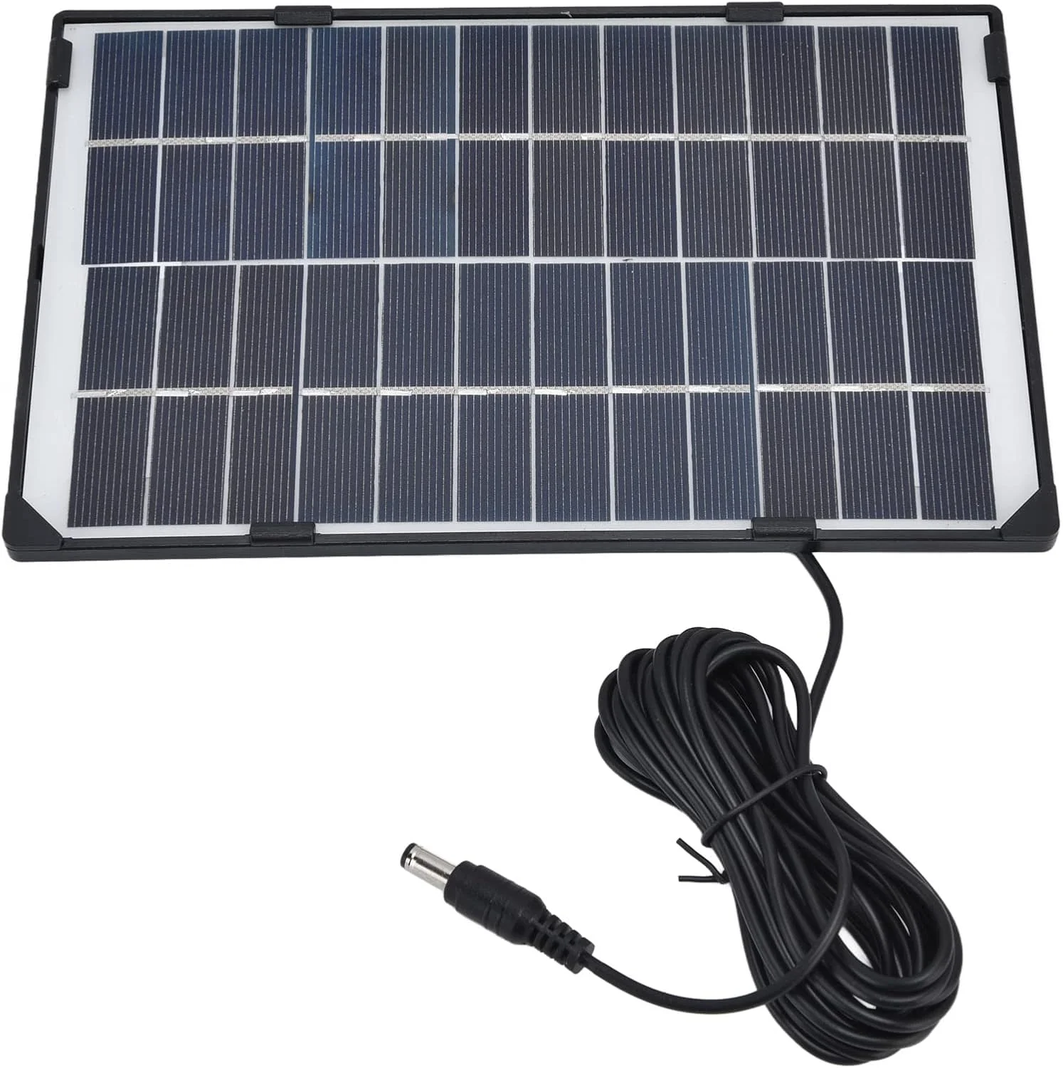 پنل خورشیدی 6 وات 12 ولت، شارژر خورشیدی پلی سیلیکونی برای چراغ و فعالیت های فضای باز