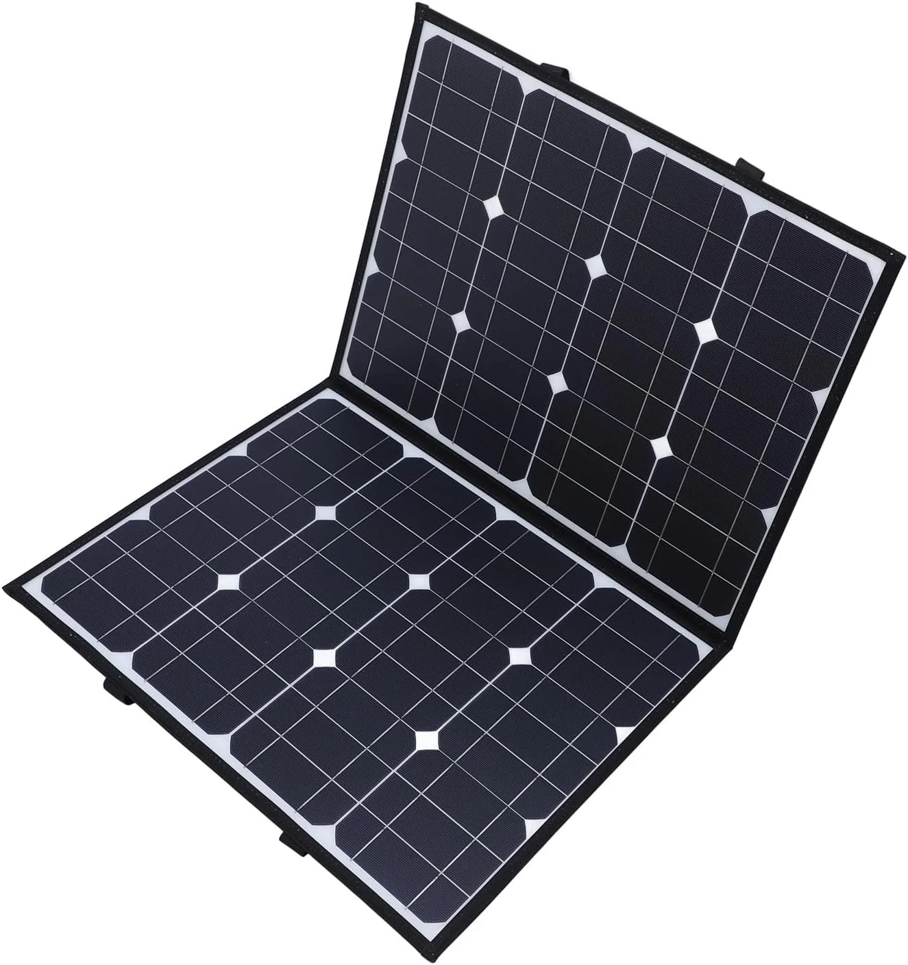 پنل خورشیدی تاشو 200 وات 18 ولت 5 آمپر مونوکریستالین با دو پورت USB قابل حمل تاشو به همراه راهنمای زاویه خورشیدی برای فضای باز