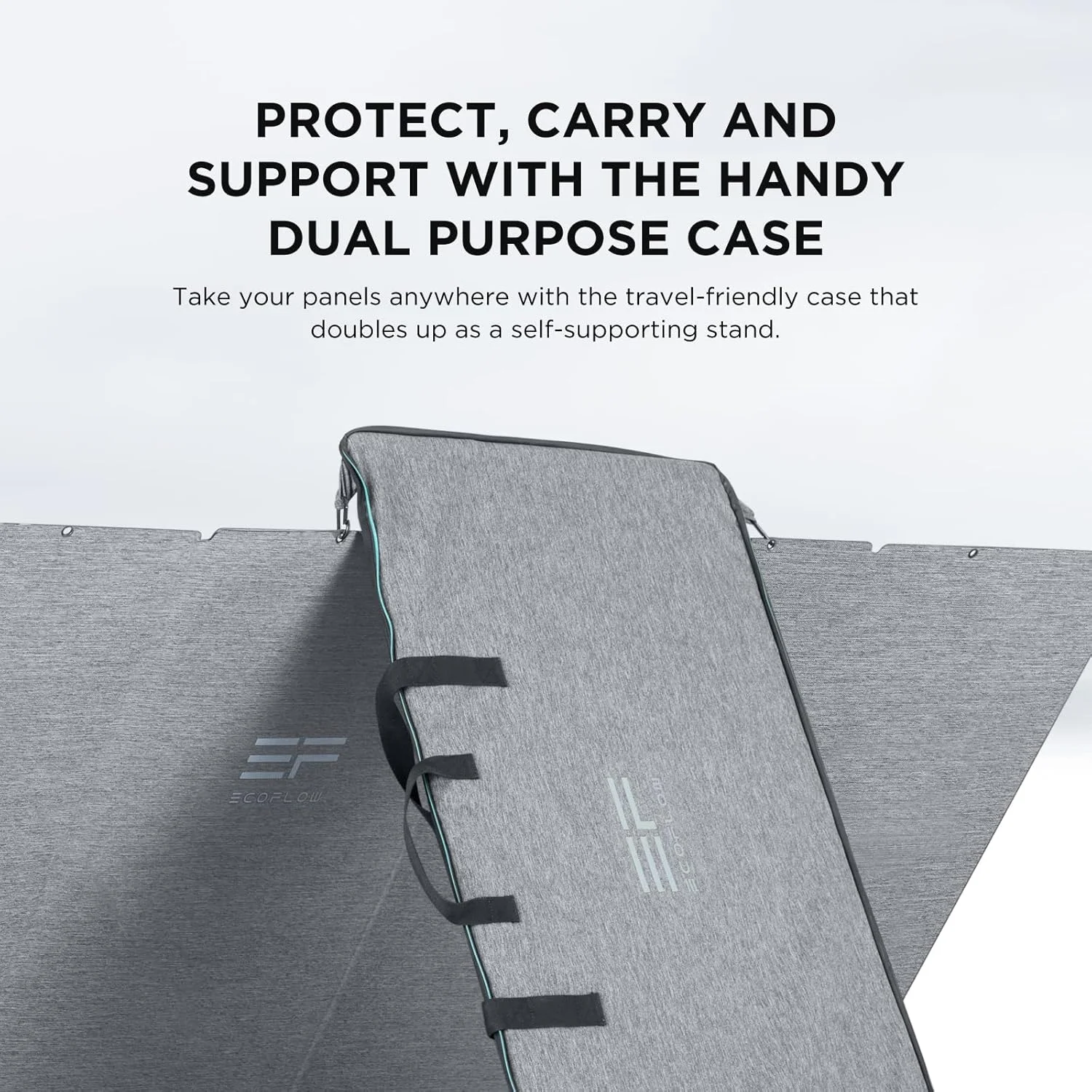 پنل خورشیدی قابل حمل 400 واتی EF ECOFLOW، تاشو و بادوام، همراه با کیف پایه قابل تنظیم، ضد آب IP68 برای ماجراجویی در فضای باز پنل خورشیدی قابل حمل 400 واتی EF ECOFLOW، تاشو و بادوام، همراه با کیف پایه قابل تنظیم، ضد آب IP68 برای ماجراجویی در فضای باز
