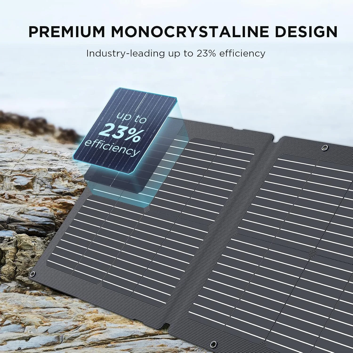 پنل خورشیدی قابل حمل 110 واتی EcoFlow، تاشو با کیف حمل، بازدهی بالای 23٪، طراحی ضد آب و گرد و غبار IP68 برای کمپینگ، RV یا استفاده در حیاط خلوت پنل خورشیدی قابل حمل 110 واتی EcoFlow، تاشو با کیف حمل، بازدهی بالای 23٪، طراحی ضد آب و گرد و غبار IP68 برای کمپینگ، RV یا استفاده در حیاط خلوت