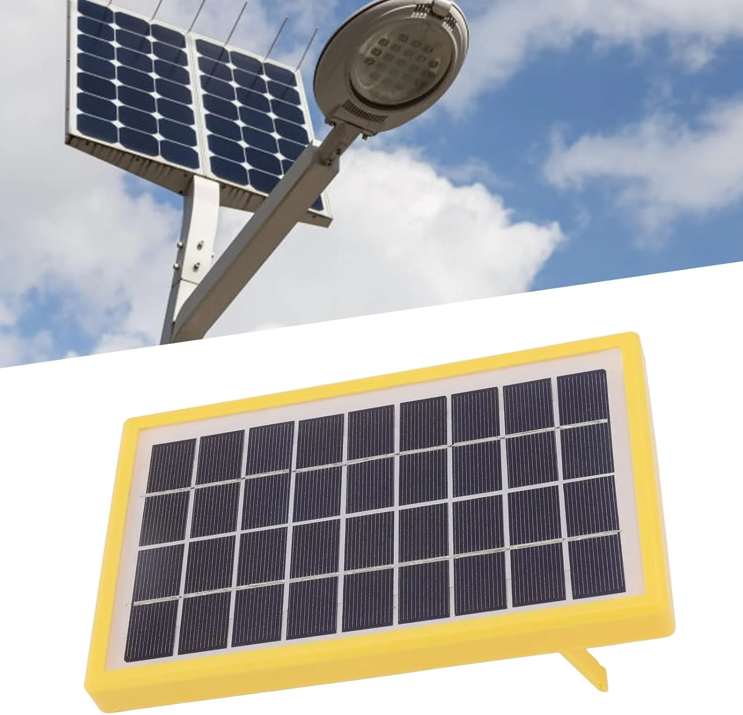 پنل خورشیدی پلی کریستالین سیلیکونی 3 وات 9 ولت با قاب خروجی DC 9 ولت