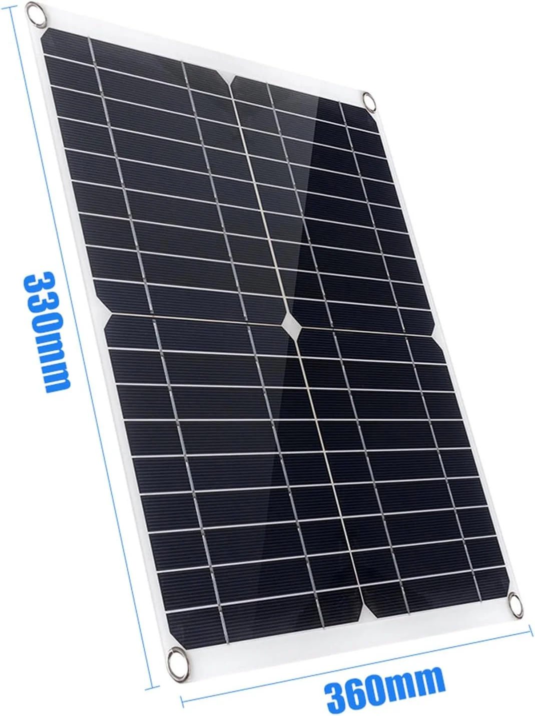 کیت پنل خورشیدی انعطاف پذیر 20 واتی به همراه کنترلر 300 واتی، منبع تغذیه 12 ولت، رابط شارژ USB، سلول های خورشیدی ضد آب برای تلفن، RV، ماشین کیت پنل خورشیدی انعطاف پذیر 20 واتی به همراه کنترلر 300 واتی، منبع تغذیه 12 ولت، رابط شارژ USB، سلول های خورشیدی ضد آب برای تلفن، RV، ماشین