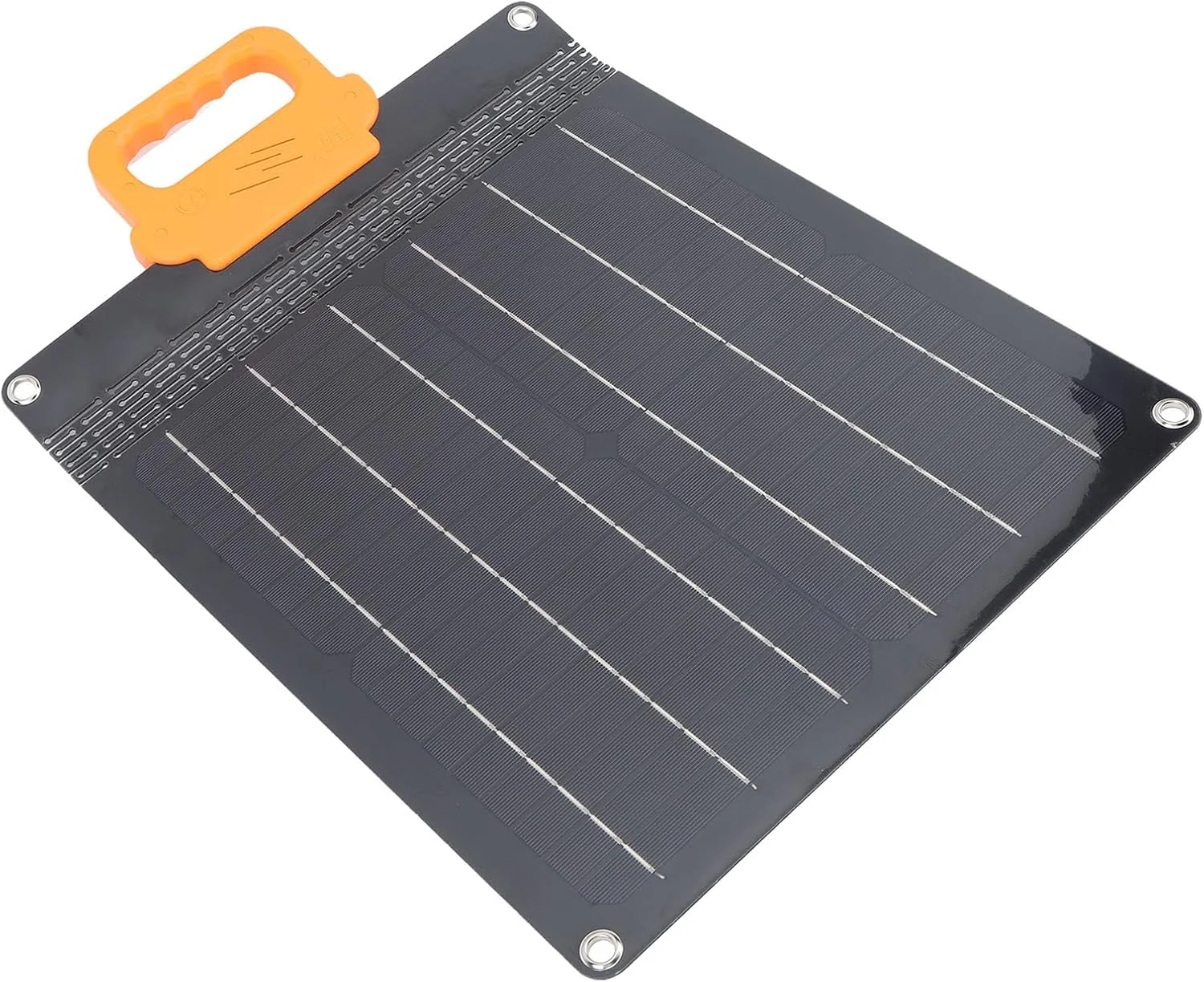 پنل خورشیدی تاشو و انعطاف پذیر، جمع و جور، ایمن، مونوکریستال با دسته برای لپ تاپ (مشکی)