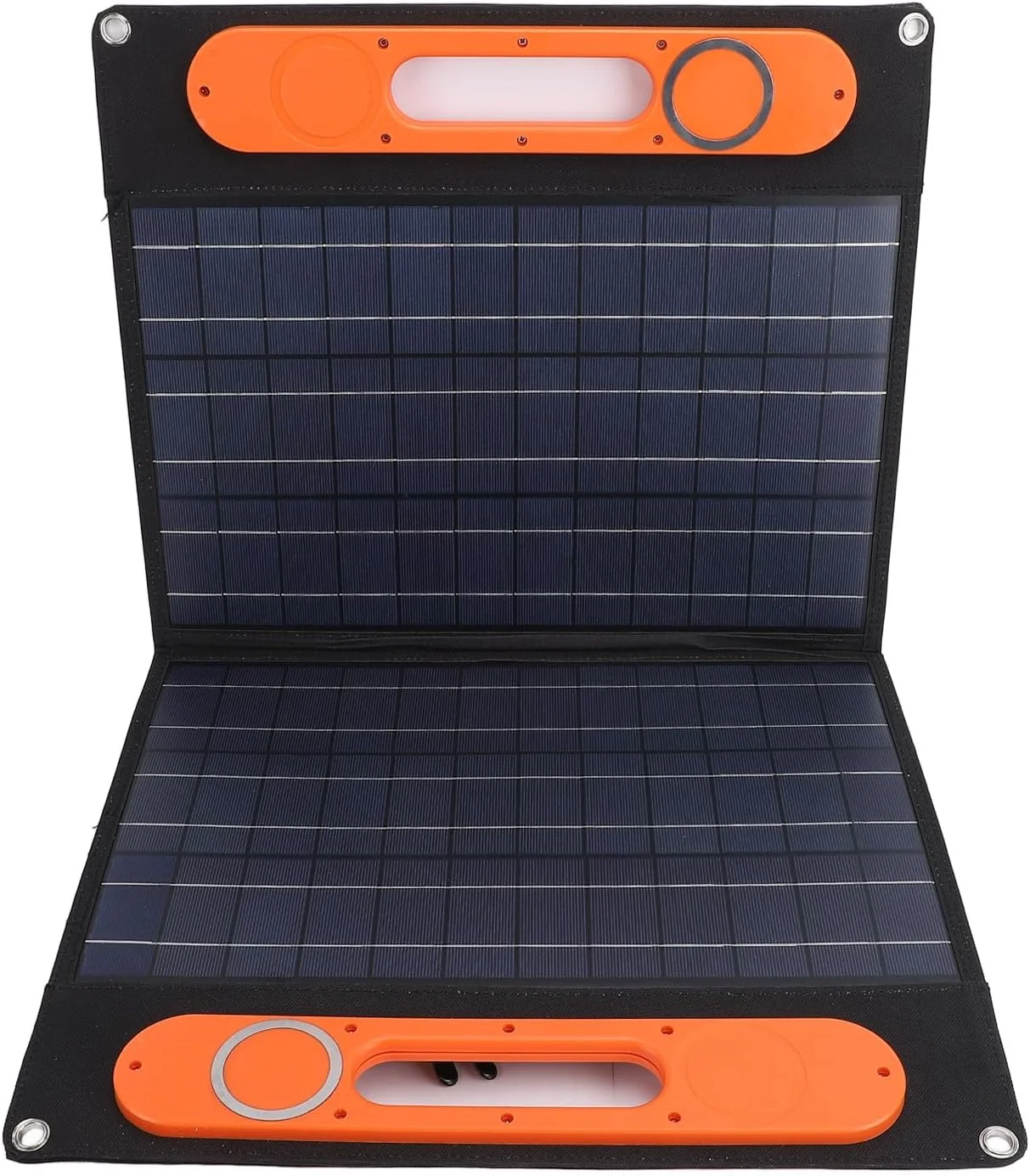 پنل خورشیدی Cryfokt، پنل خورشیدی با جیب ذخیره سازی مناسب 18 ولت 100 وات، استفاده راحت برای مسافرت