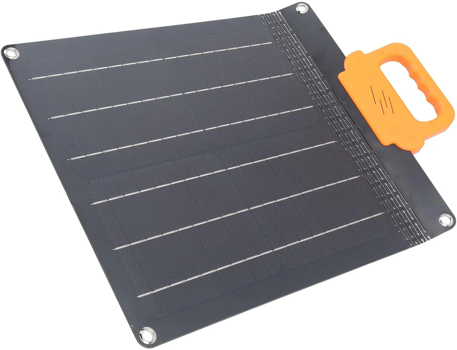 پنل خورشیدی تاشو و انعطاف پذیر، جمع و جور، ایمن، مونوکریستال با دسته برای لپ تاپ (مشکی)