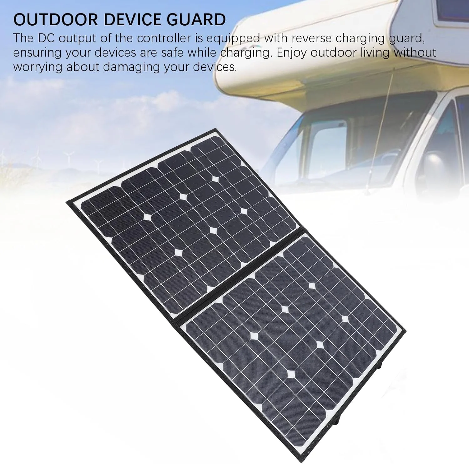 پنل خورشیدی 200 واتی مونوکریستالین Jiawu با محافظت هوشمند شارژ برای RV و قایق