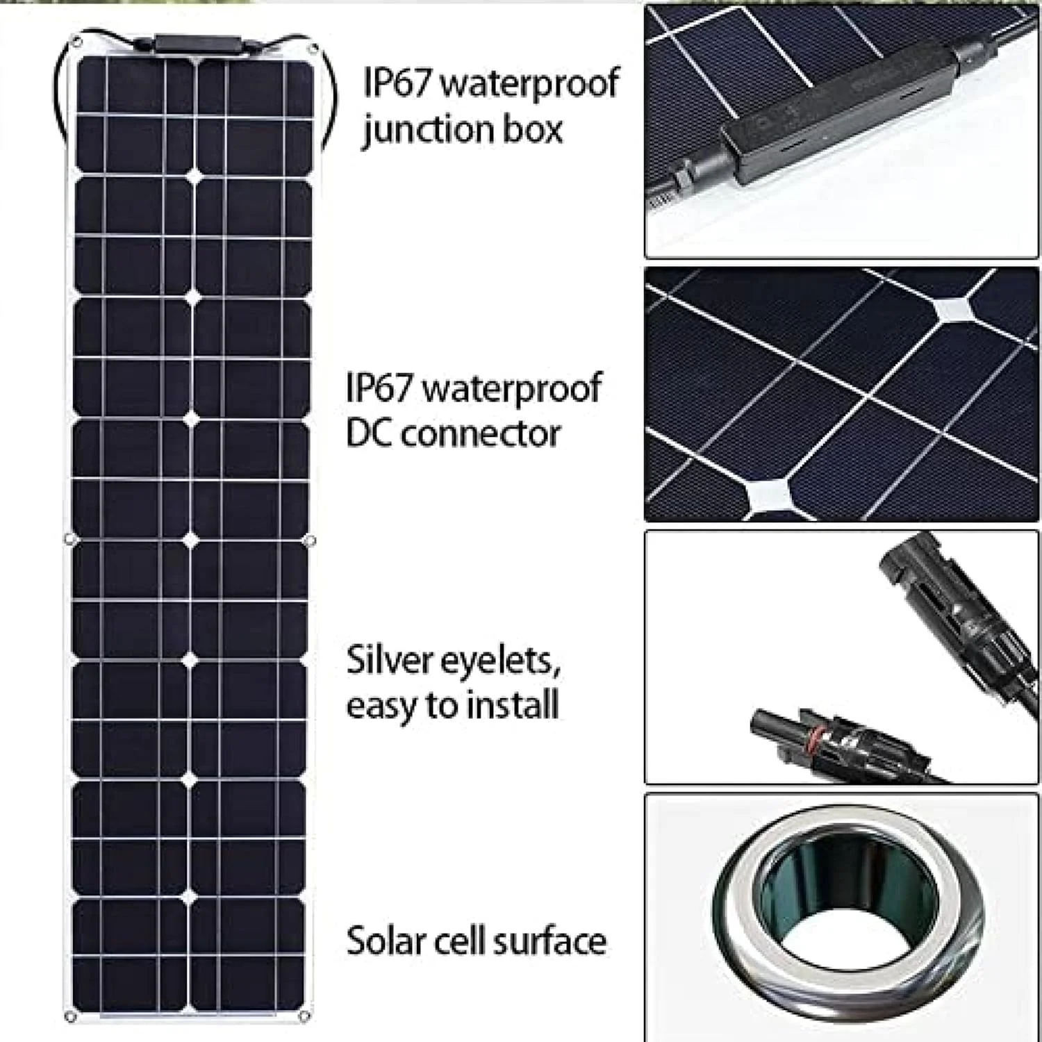 کیت پنل خورشیدی، پنل های خورشیدی 800 وات، پنل خورشیدی 24 ولت تک کریستالی، ماژول با راندمان بالا، شارژ برق PV کیت پنل خورشیدی، پنل های خورشیدی 800 وات، پنل خورشیدی 24 ولت تک کریستالی، ماژول با راندمان بالا، شارژ برق PV