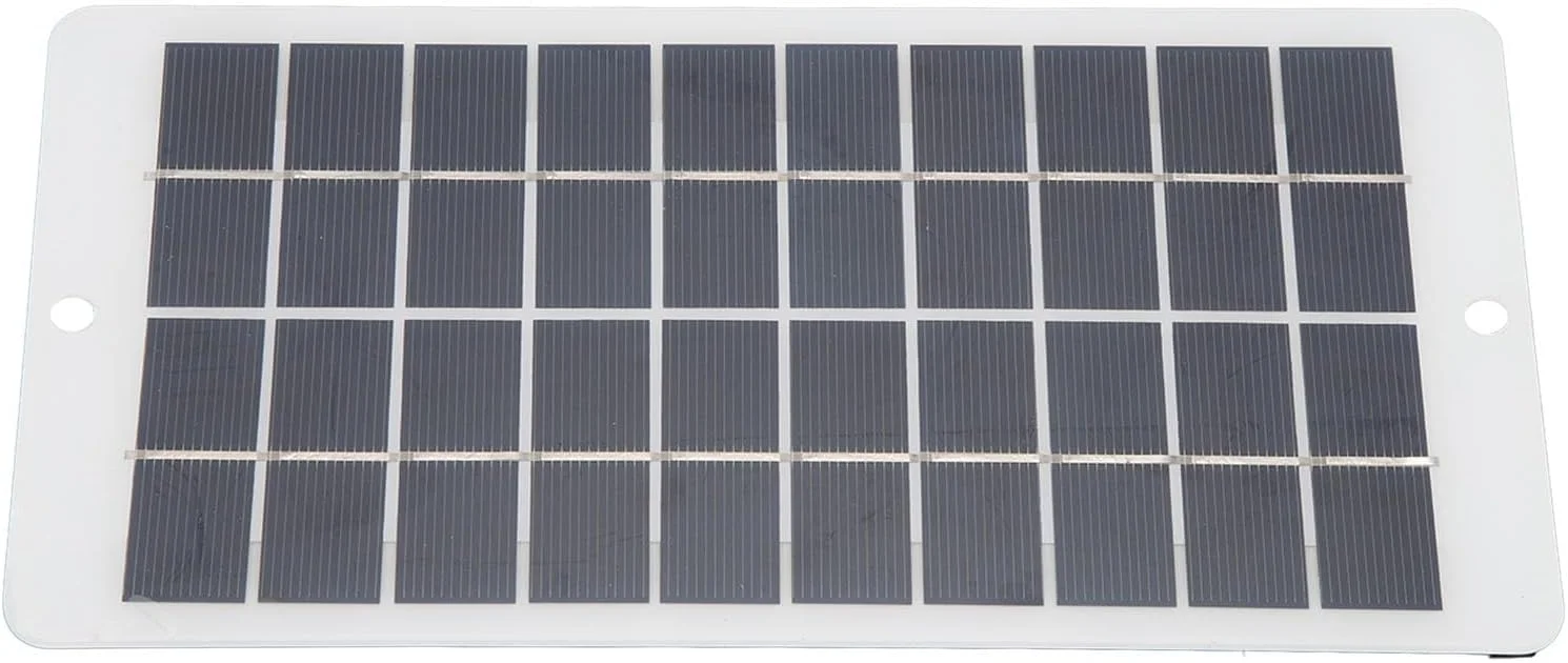 پنل خورشیدی قابل حمل Cryfokt، پنل شارژ خورشیدی 10 واتی 5 ولت با راندمان بالا، کابل رابط Type C صرفه جویی در انرژی برای چراغ خیابانی اضطراری