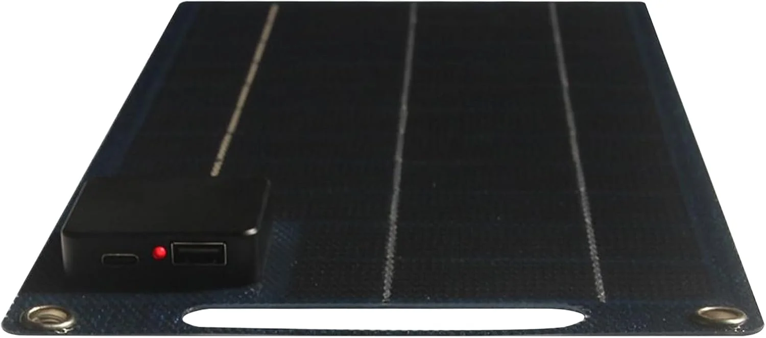 پنل خورشیدی کمپینگ - شارژر تلفن هوشمند 100 واتی فضای باز | پنل شارژ قابل حمل ضد آب برای کمپینگ، ساحل، RV، کوله گردی، قایق سواری، پیاده روی، مسافرت، شکار و بقا پنل خورشیدی کمپینگ - شارژر تلفن هوشمند 100 واتی فضای باز | پنل شارژ قابل حمل ضد آب برای کمپینگ، ساحل، RV، کوله گردی، قایق سواری، پیاده روی، مسافرت، شکار و بقا