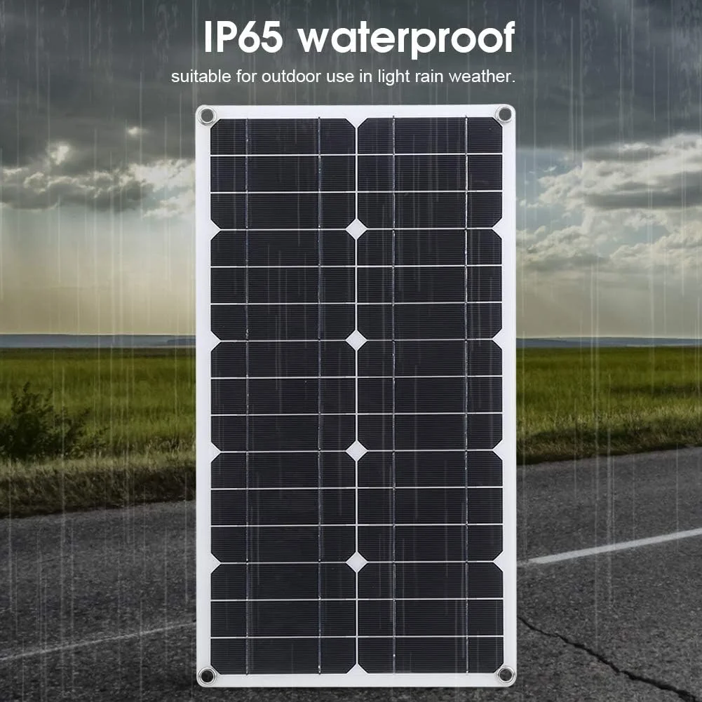 پنل خورشیدی انعطاف پذیر 24 واتی با پورت USB دوتایی، ضد آب IP65، فوق العاده نازک، مونوکریستال، شارژر اضطراری برای خودرو، قایق تفریحی و فضای باز پنل خورشیدی انعطاف پذیر 24 واتی با پورت USB دوتایی، ضد آب IP65، فوق العاده نازک، مونوکریستال، شارژر اضطراری برای خودرو، قایق تفریحی و فضای باز