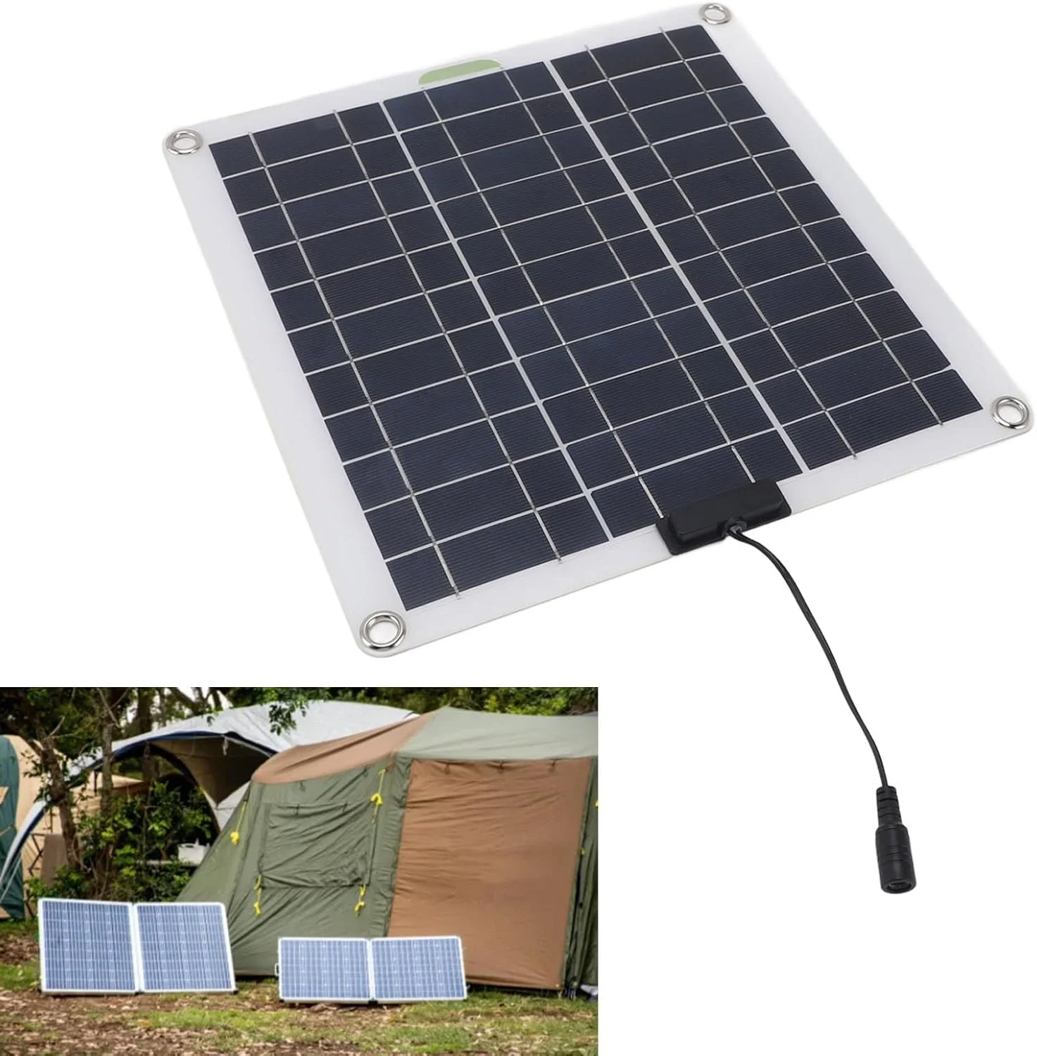 کیت پنل خورشیدی 200 واتی BusoTh 18 ولت به همراه کنترلر خورشیدی، کابل افزایش طول، گیره های باتری برای قایق، موتورسیکلت، چراغ های خانگی، دوربین RV، ژنراتورها، دوشاخه OBD، برای مسافرت در فضای باز و کمپینگ RV کیت پنل خورشیدی 200 واتی BusoTh 18 ولت به همراه کنترلر خورشیدی، کابل افزایش طول، گیره های باتری برای قایق، موتورسیکلت، چراغ های خانگی، دوربین RV، ژنراتورها، دوشاخه OBD، برای مسافرت در فضای باز و کمپینگ RV