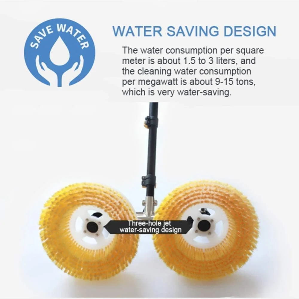 برس پنل خورشیدی LJXiioo - دستگاه تمیز کننده فتوولتائیک، 220 ولت AC، 7.5 متر