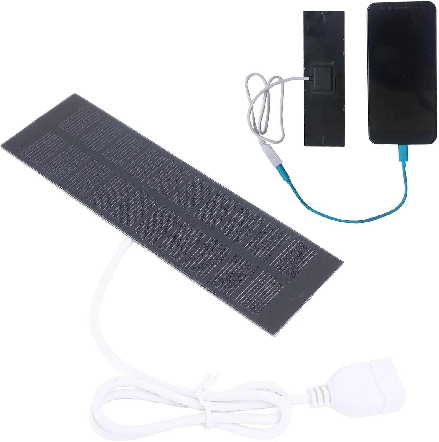 شارژر پنل خورشیدی 1 وات Sunisfa با خروجی 5 ولت، شارژر خورشیدی قابل حمل برای چراغ، پنکه و لوازم سفر در فضای باز